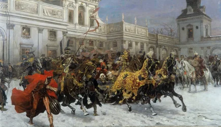 Départ de Marysieńka de Wilanów